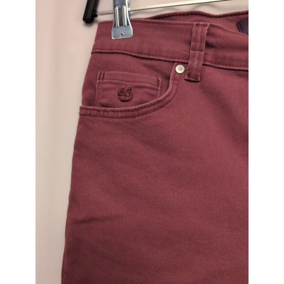 Gloria Vanderbilt size 8 Amanda mauve crop capri - Picture 5 of 8
